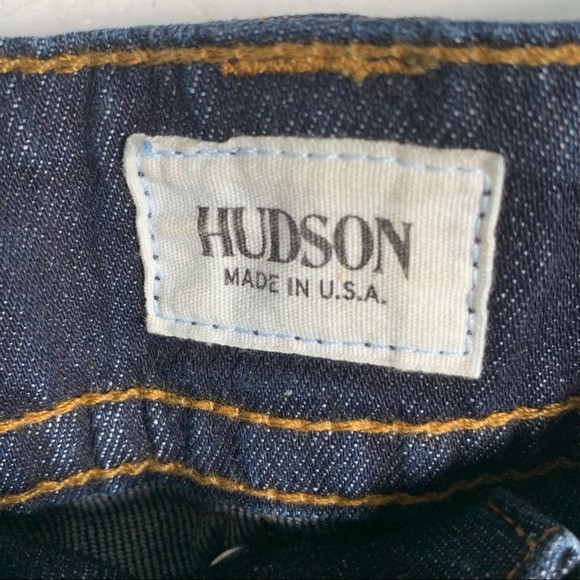Hudson dark wash signature bootcut leg low rise five packet jeans size 27 - Picture 3 of 6